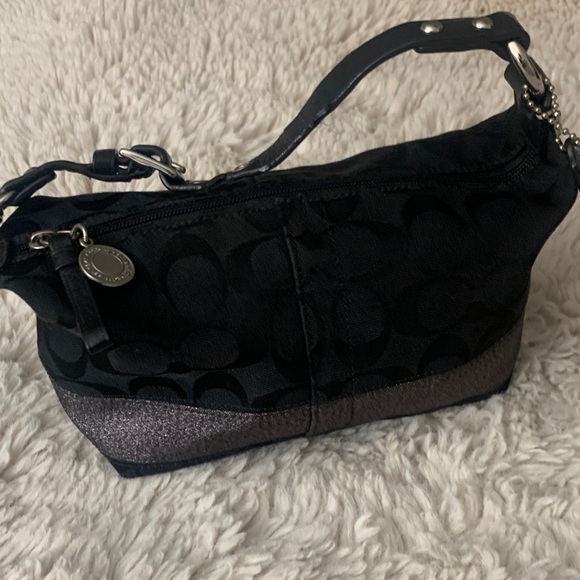 Coach Black and Gray Mini Bag - Picture 7 of 7